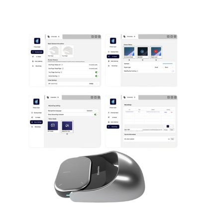 Air Nova Pro™️ – Trådlös 2-i-1 pekmus med avtagbar design och inbyggd AI